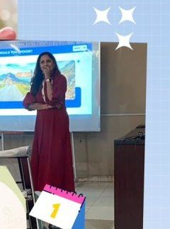 Anju Ganglani facilitating an Emotional Intelligence workshop with SEWA International Nigeria